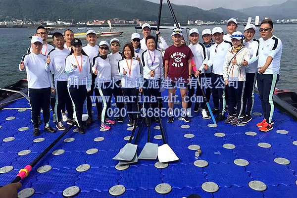 水上浮筒 水上浮動平臺 水上工程 廣州中航水上設施建造有限公司