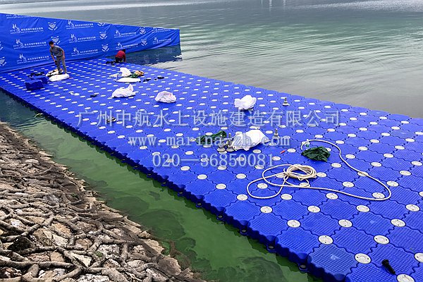 水上浮筒 水上浮動平臺 水上工程 廣州中航水上設施建造有限公司
