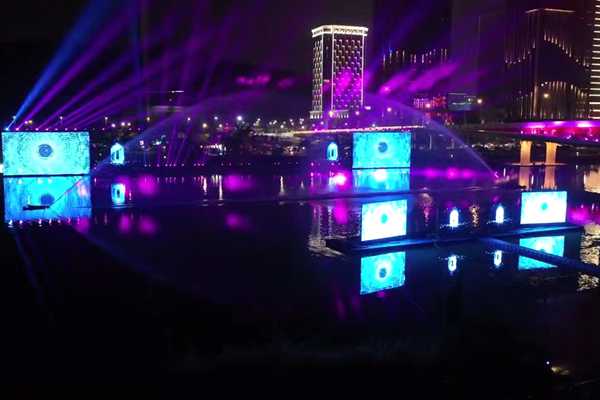 光影秀 水上浮筒 水上燈光節(jié) 水上活動