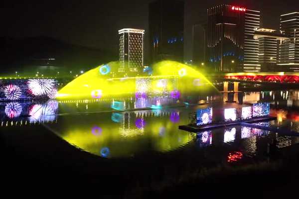 光影秀 水上浮筒 水上燈光節(jié) 水上活動